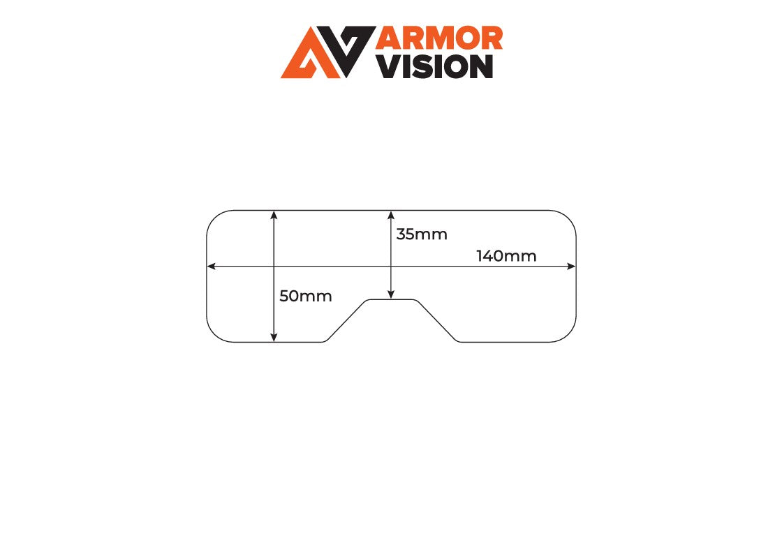 36-62mm SMARTFILM GOGGLE LENS PROTECTOR (PACK OF 3)