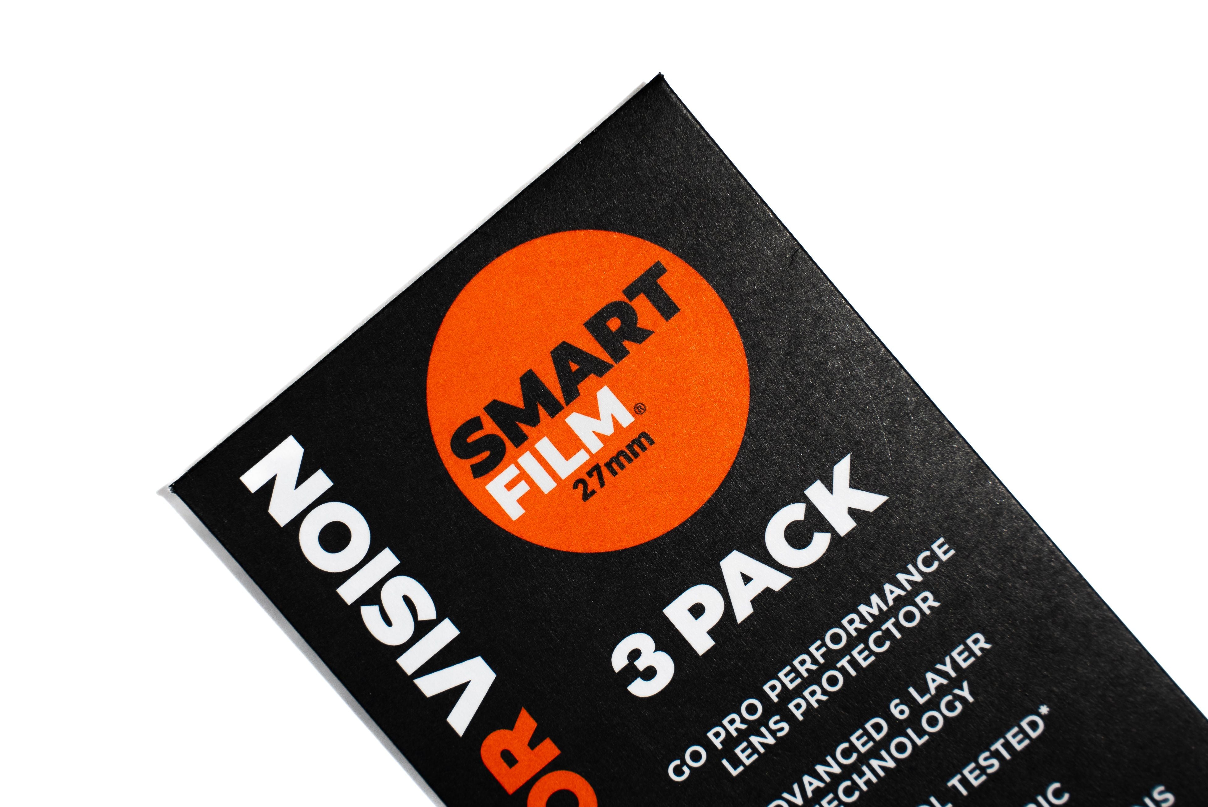 27 MM SMARTFILM GO PRO LENS COVER PROTECTOR (PACK OF 3)