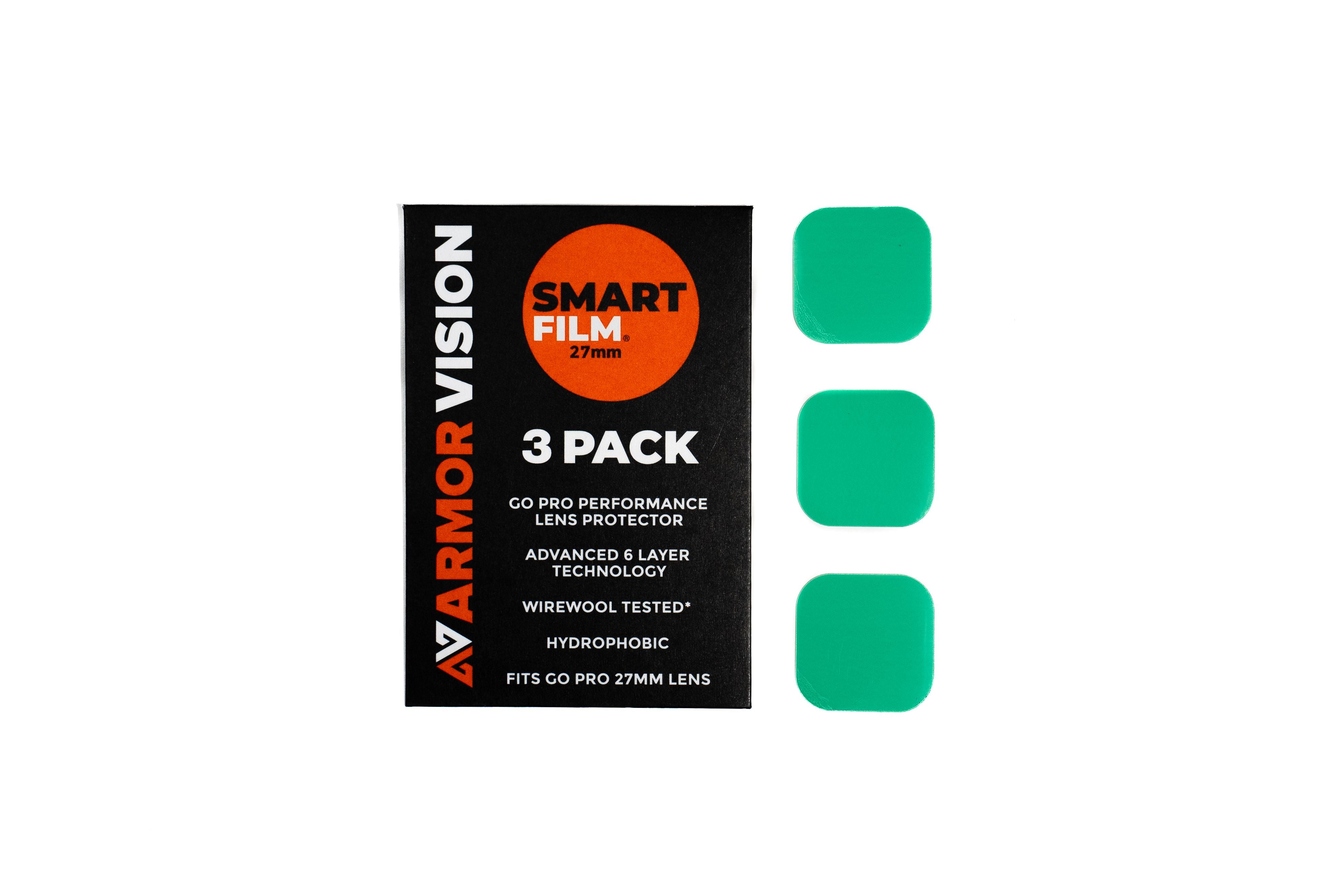 27 MM SMARTFILM GO PRO LENS COVER PROTECTOR (PACK OF 3)