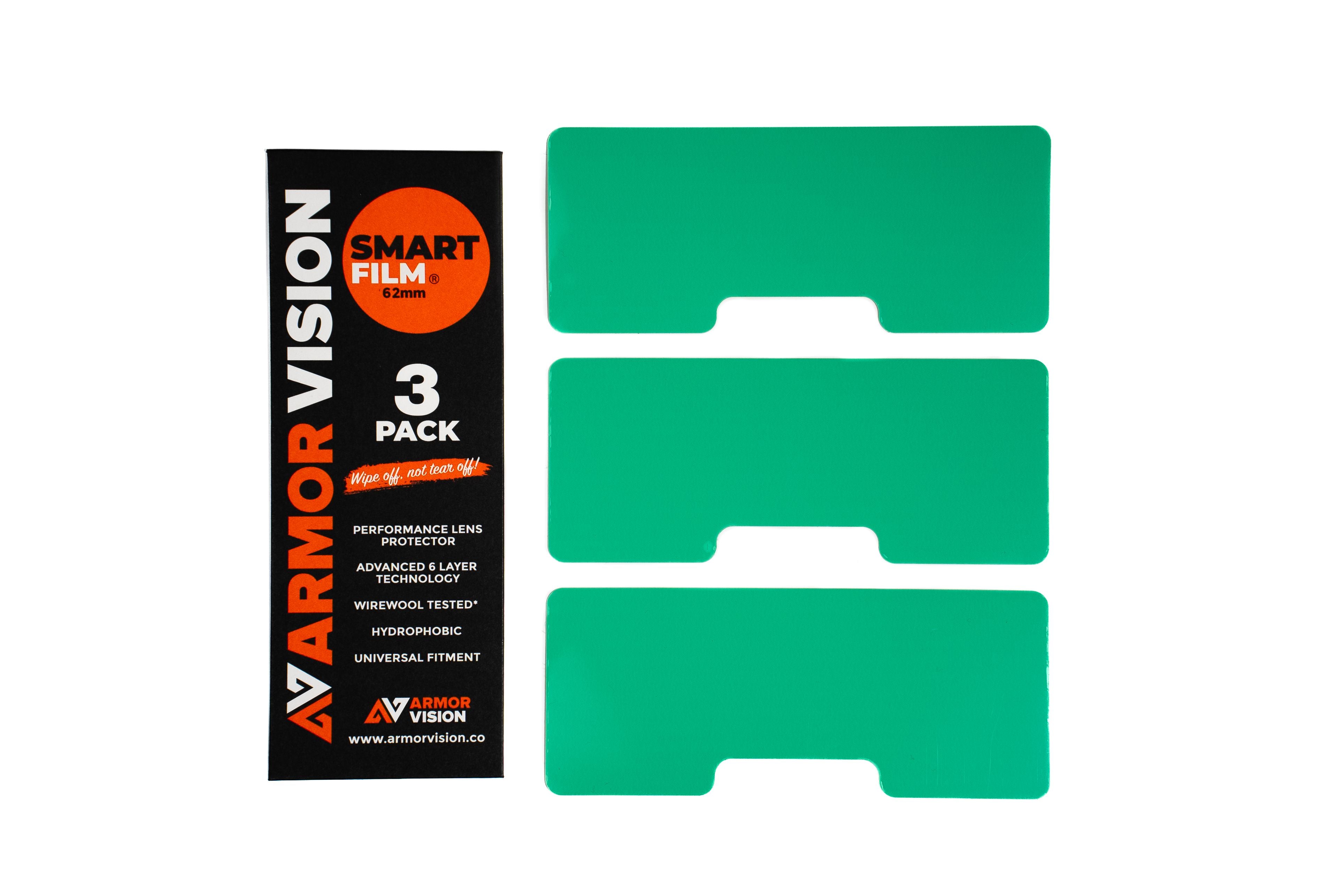 36-62mm SMARTFILM GOGGLE LENS PROTECTOR (PACK OF 3)