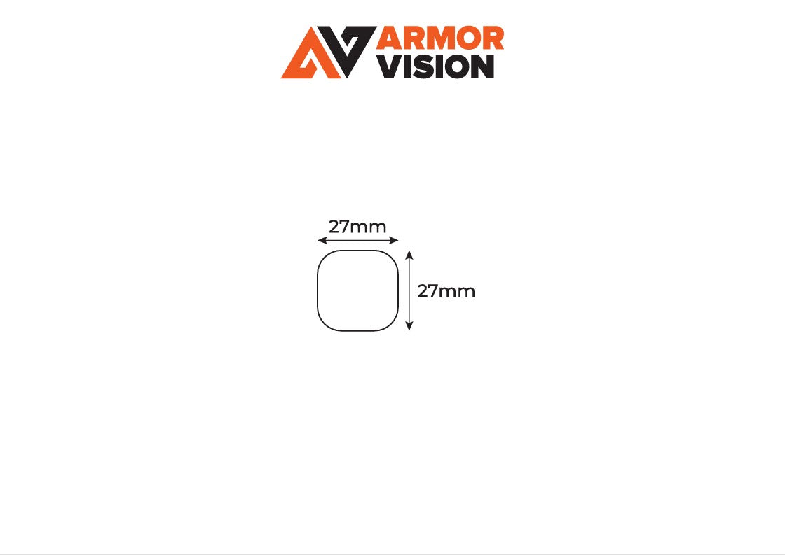 27 MM ARMOR VISION GO PRO LENS COVER PROTECTOR (PACK OF 3)